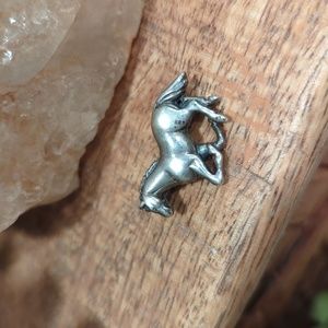 Vintage Sterling silver horse pin/brooch/pendant
